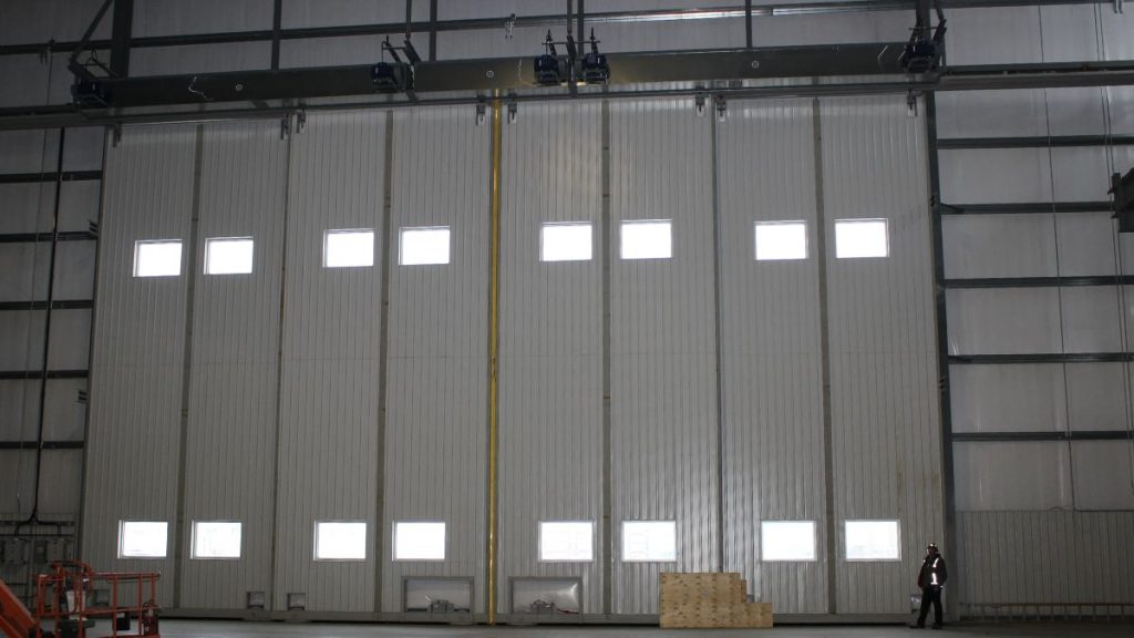 Enershield Xtremeshield over a large door